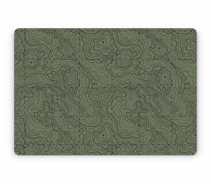 MacBook Air 15" (2025, M4) skin, Lockdown (Deathline), top skin without logo cutout