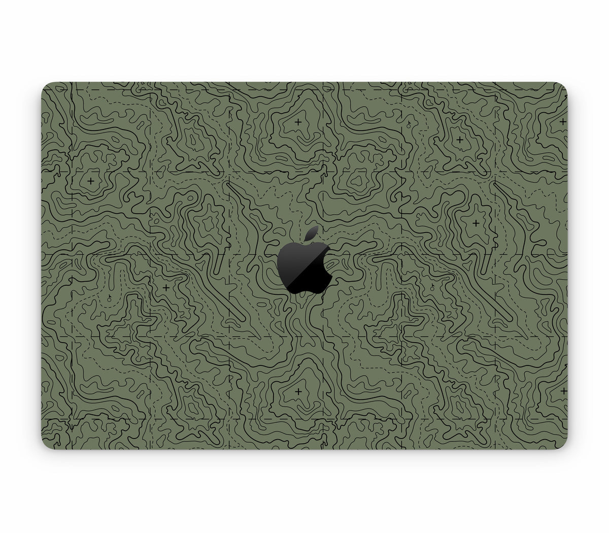 MacBook Air 15" (2025, M4) skin, Lockdown (Deathline), top skin with logo cutout