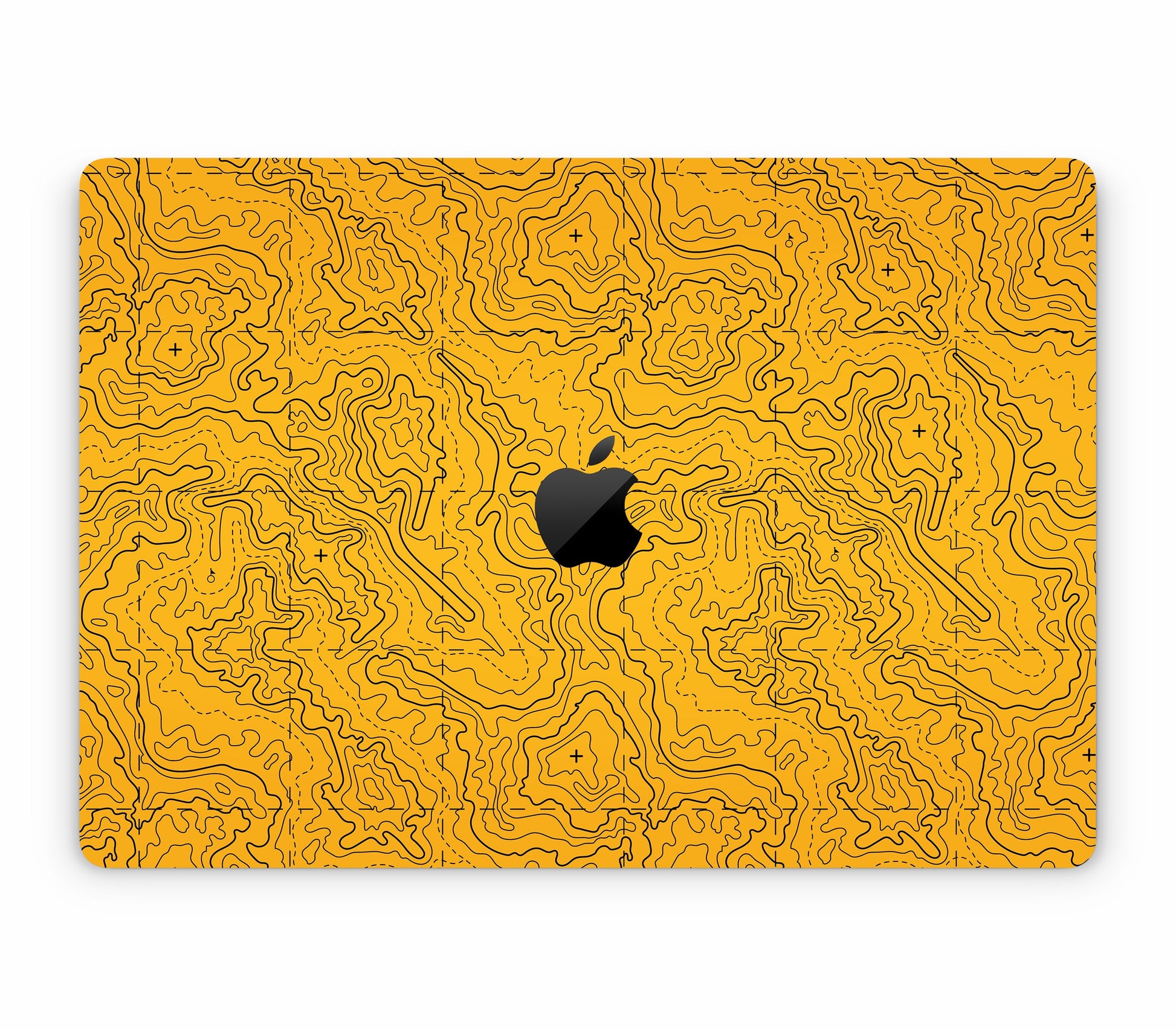 MacBook Air 15" (2025, M4) skin, Lockdown (No Return), top skin with logo cutout