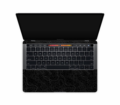 MacBook Pro 13" (2016-2019) Touch Bar skin, Lockdown (Blackout), inside skin