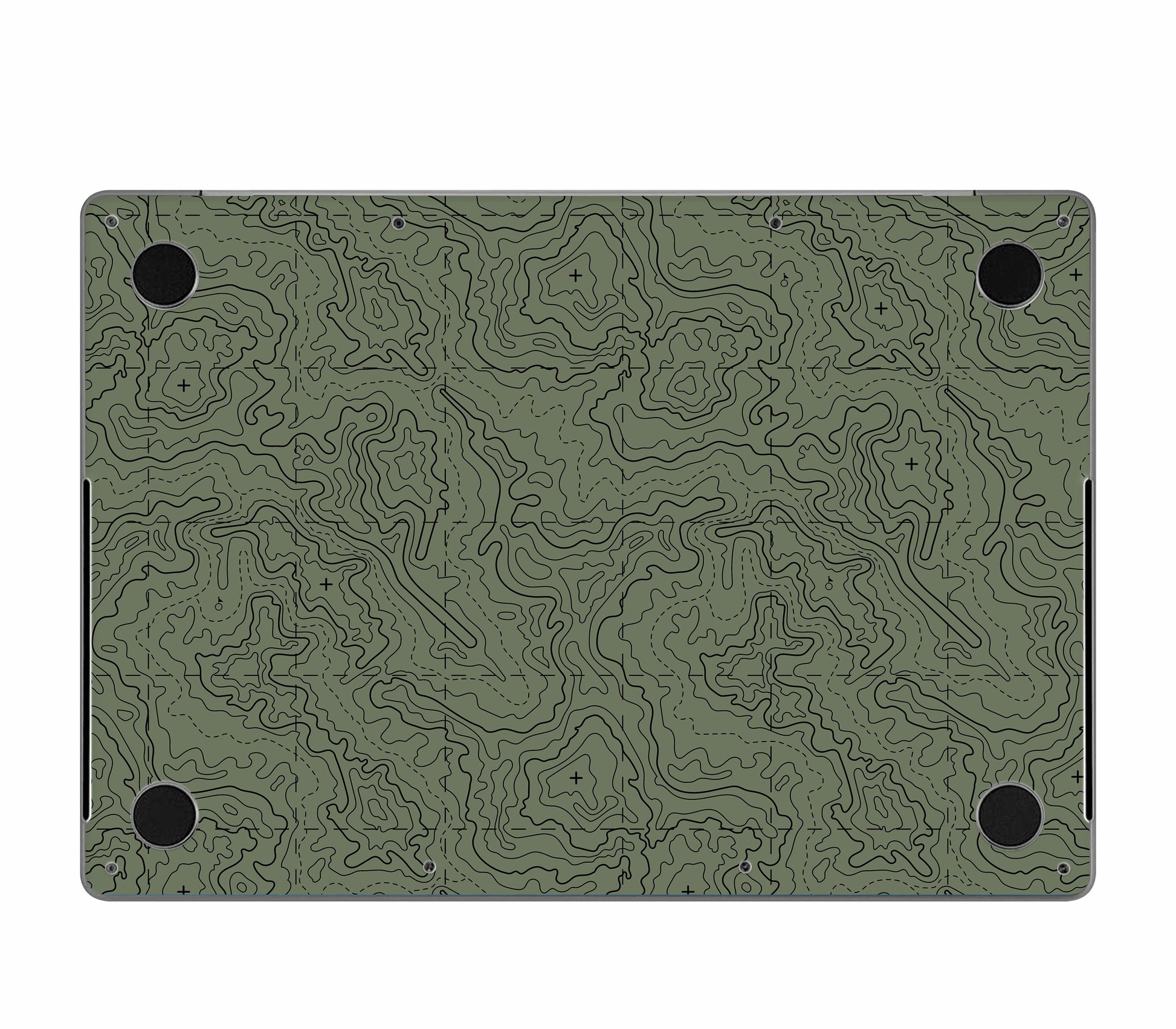 MacBook Pro 14" (2025, M5) skin, Lockdown (Deathline), bottom skin