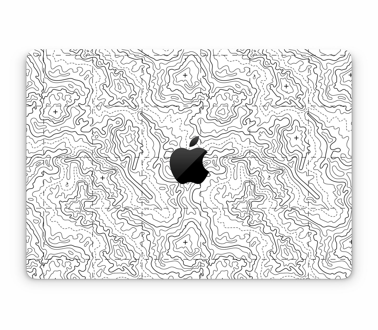 MacBook Pro 14" (2025, M5) skin, Lockdown (Endgame), top skin with logo cutout