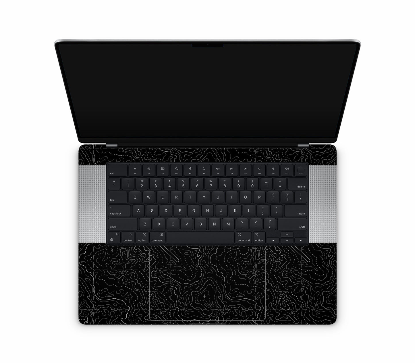 MacBook Pro 16" (2024, M4) skin, Lockdown (Blackout), inside skin