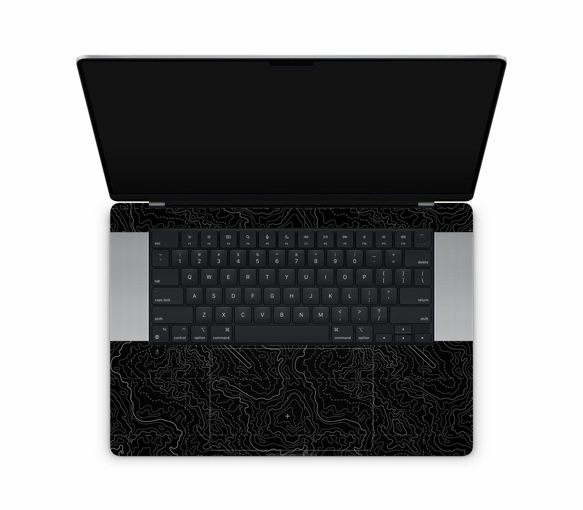 MacBook Pro 16" (2024, M4) skin, Lockdown (Blackout), inside skin