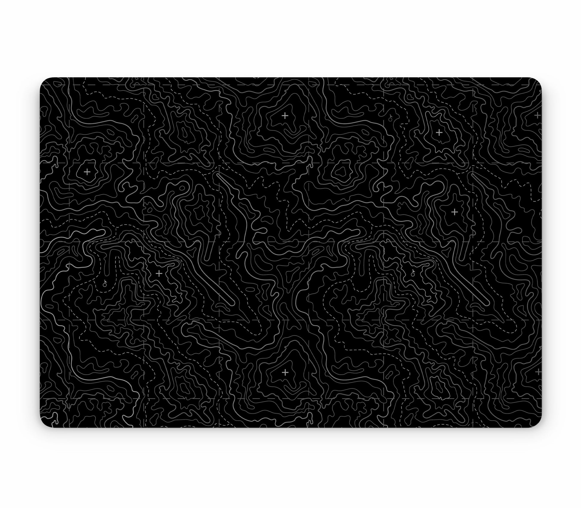 MacBook Pro 16" (2024, M4) skin, Lockdown (Blackout), top skin without logo cutout