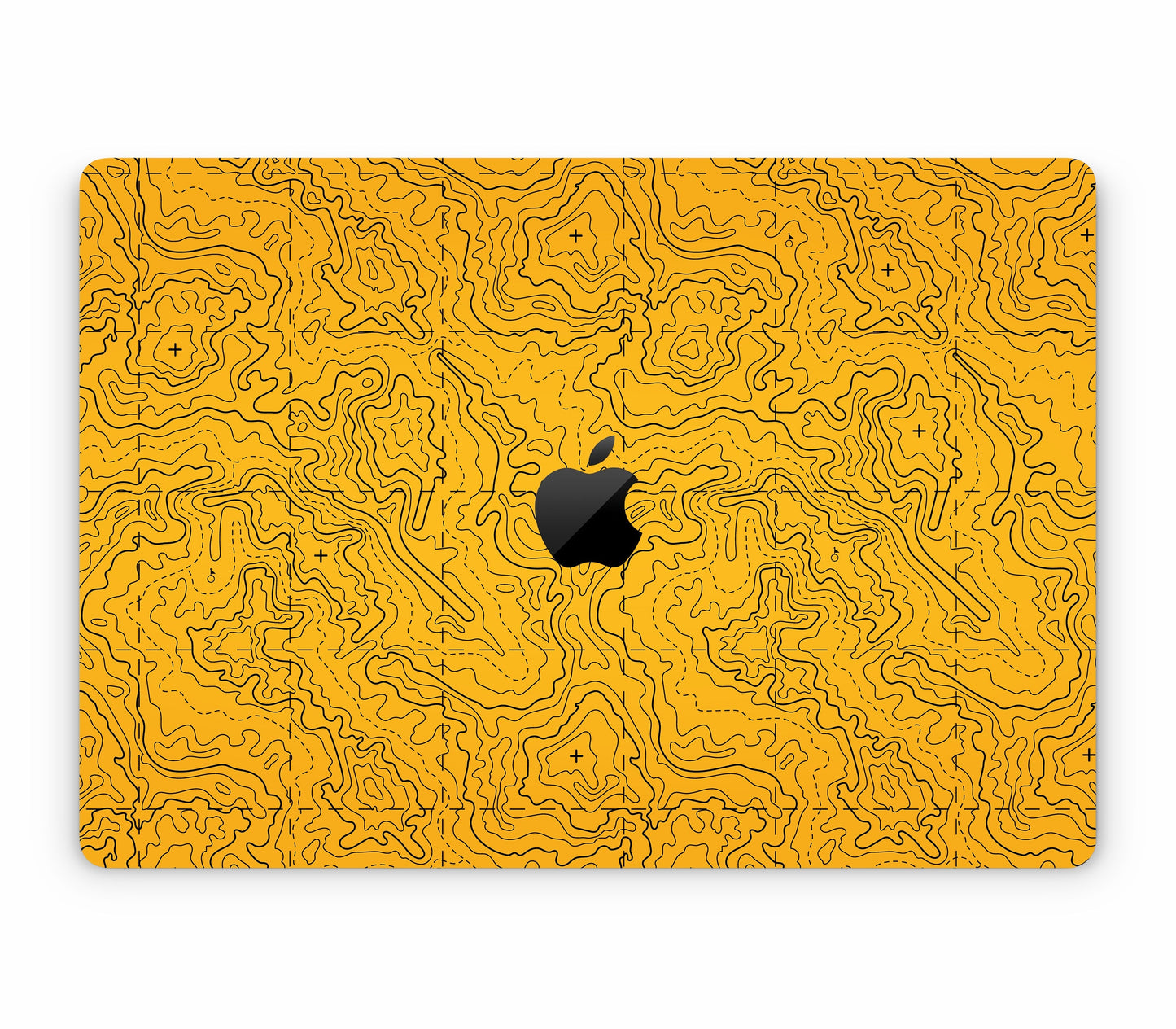 MacBook Pro 16" (2024, M4) skin, Lockdown (No Return), top skin with logo cutout