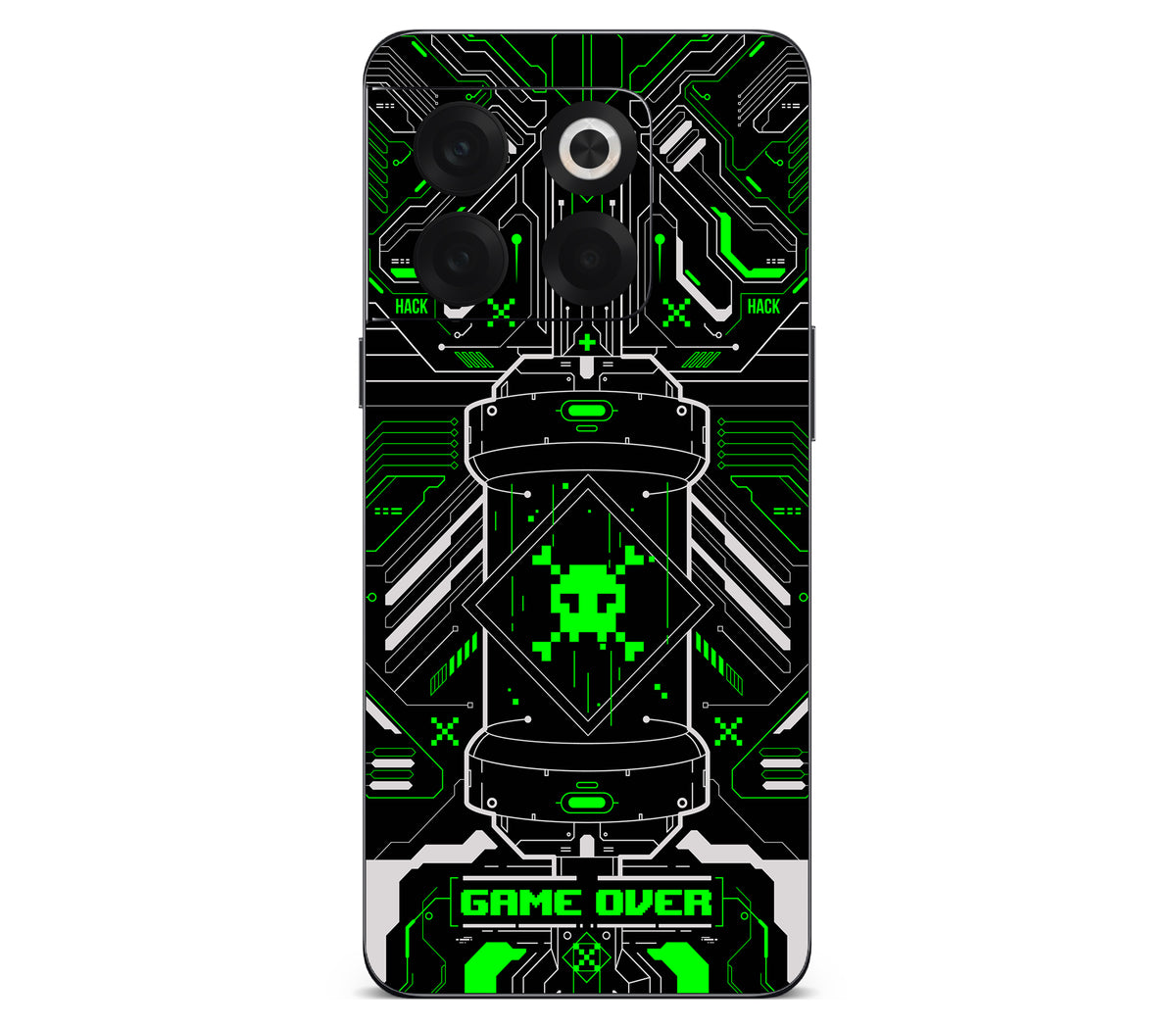OnePlus 10T skin, Fatal Error (Acid), back skin