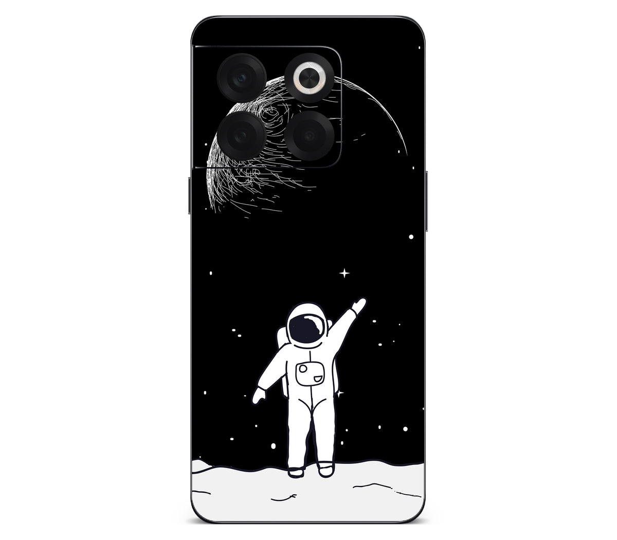 OnePlus 10T skin, Moonwave, back skin