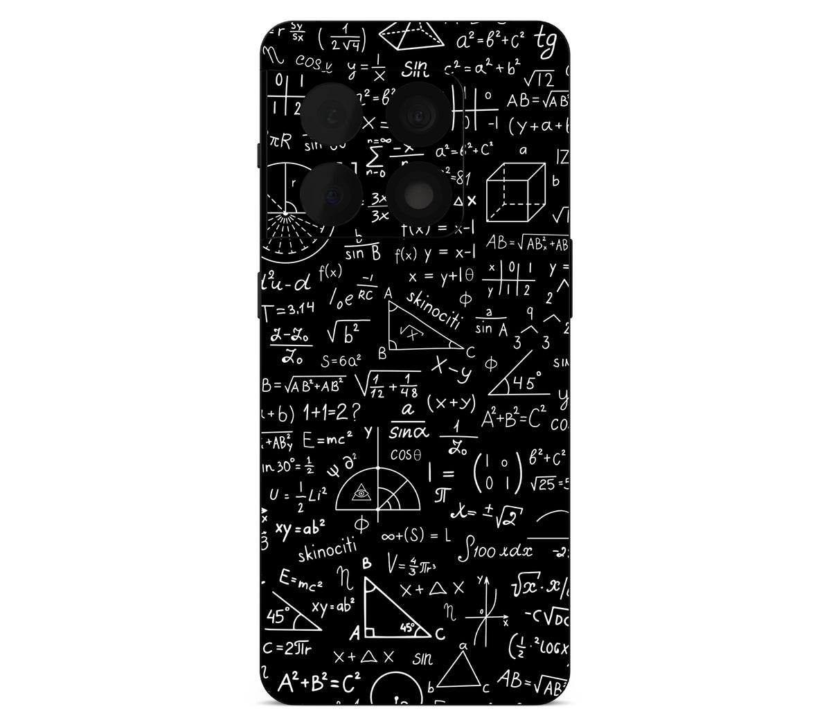 OnePlus 10 Pro skin, Math Madness, back skin
