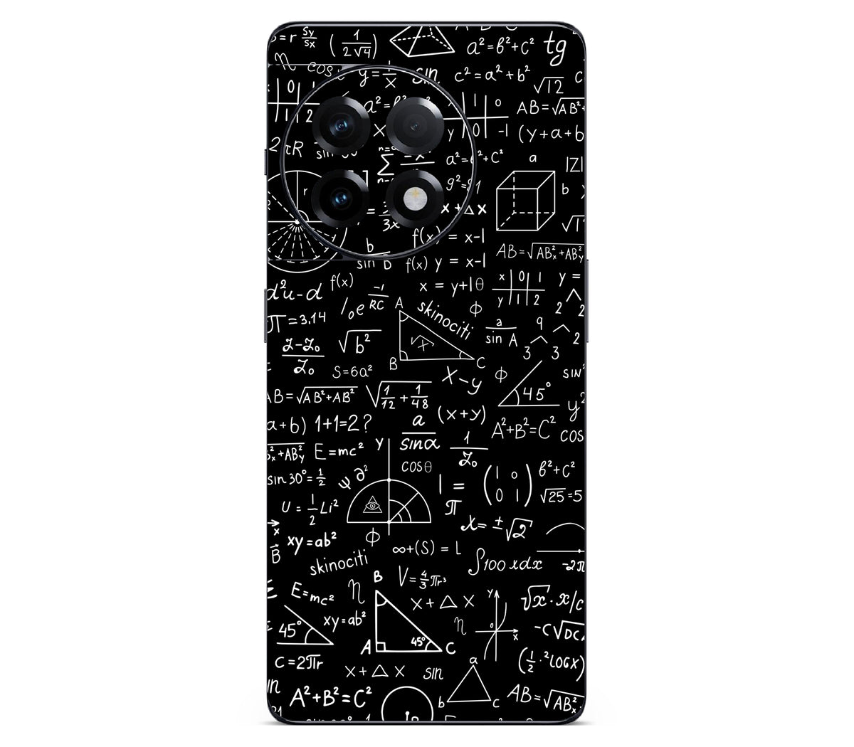 OnePlus 11 skin, Math Madness, back skin
