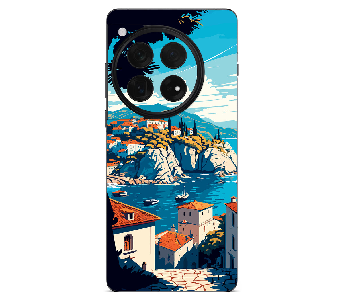 OnePlus 12 skin, Coastal Clouds, back skin
