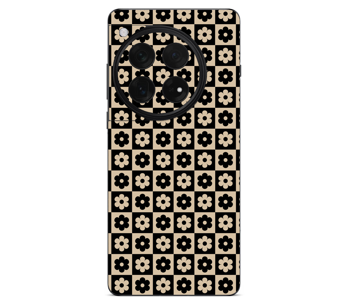 OnePlus 12 skin, Floral Grid, back skin