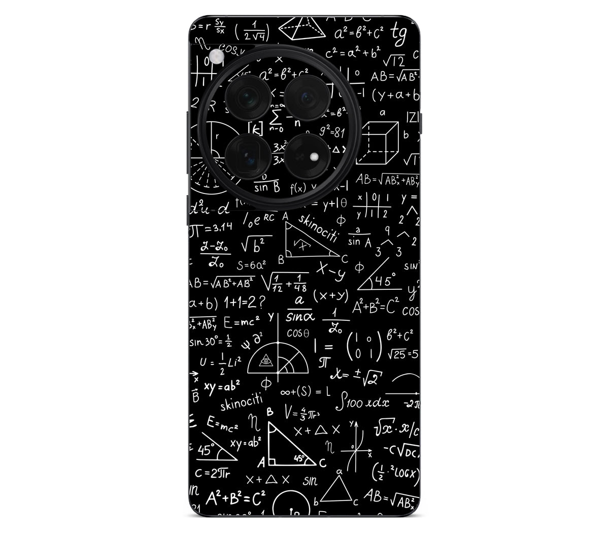 OnePlus 12 skin, Math Madness, back skin