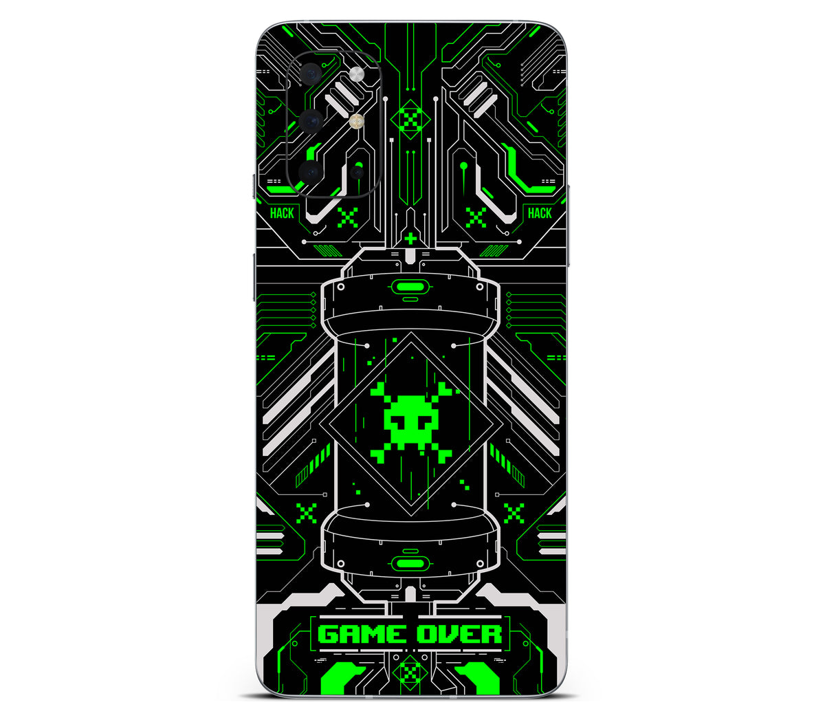 OnePlus 8T skin, Fatal Error (Acid), back skin