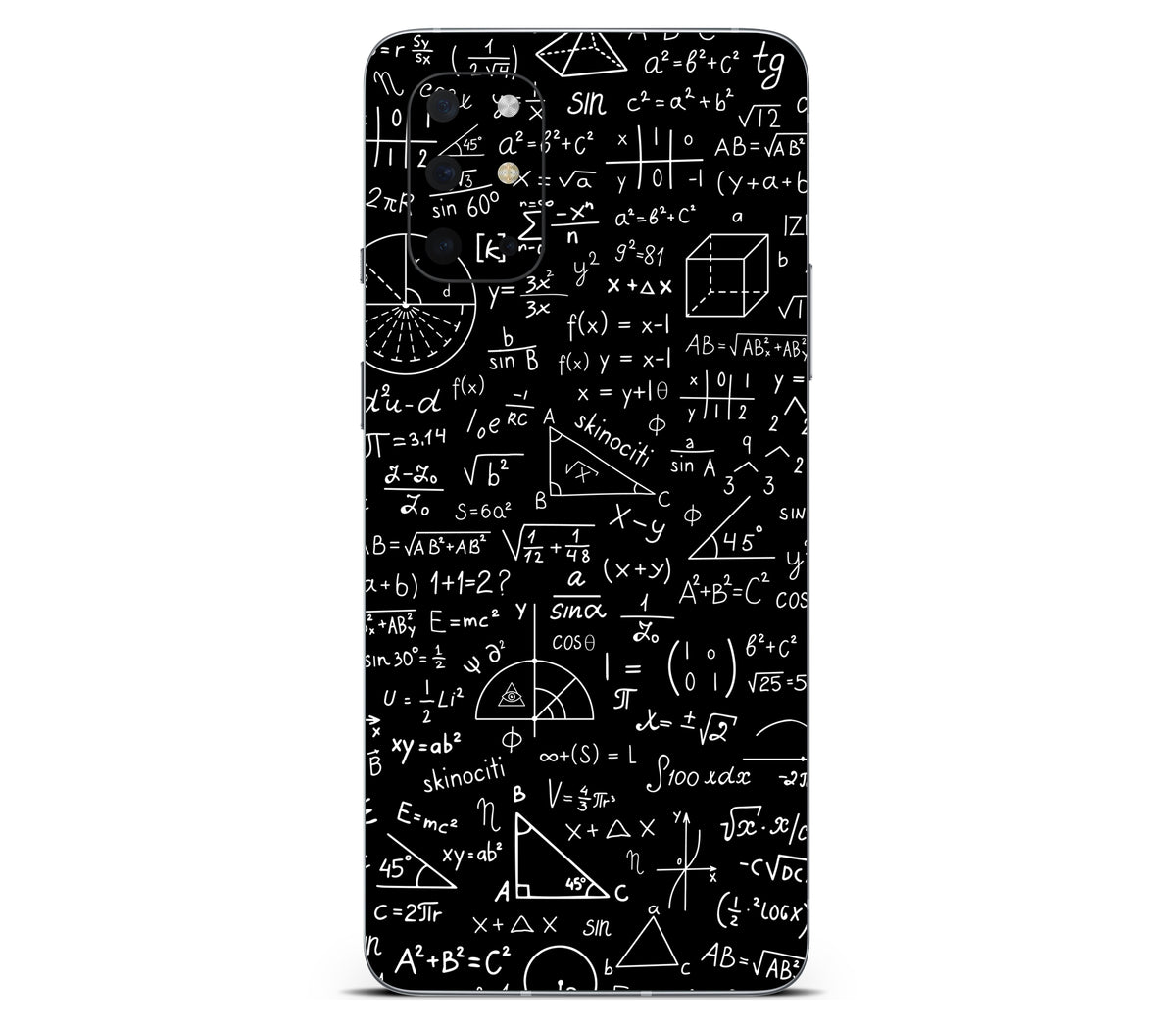 OnePlus 8T skin, Math Madness, back skin