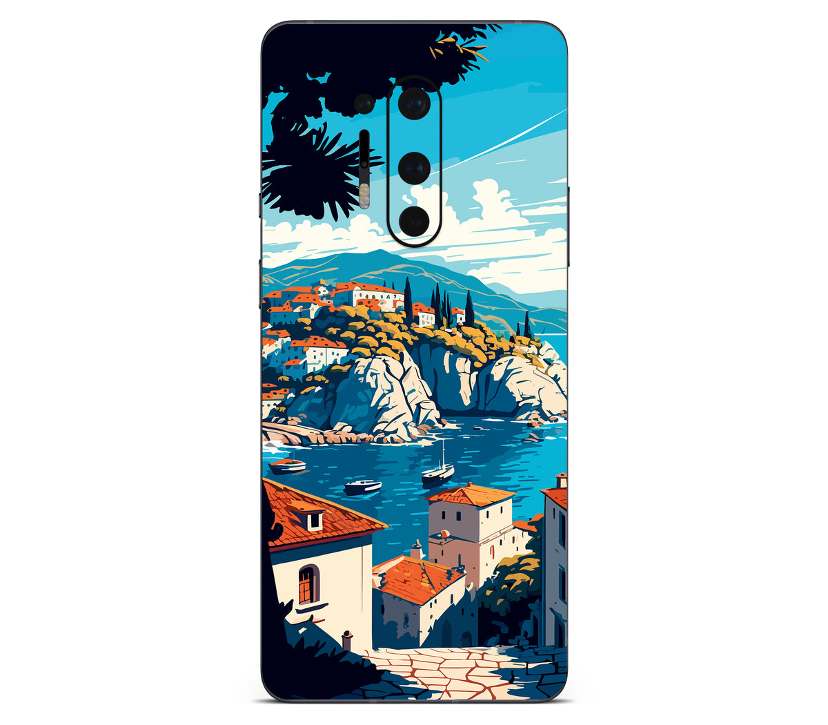OnePlus 8 Pro skin, Coastal Clouds, back skin