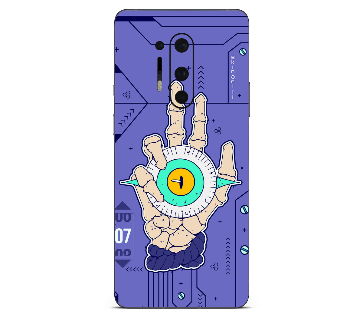 OnePlus 8 Pro skin, Hypnotic, back skin
