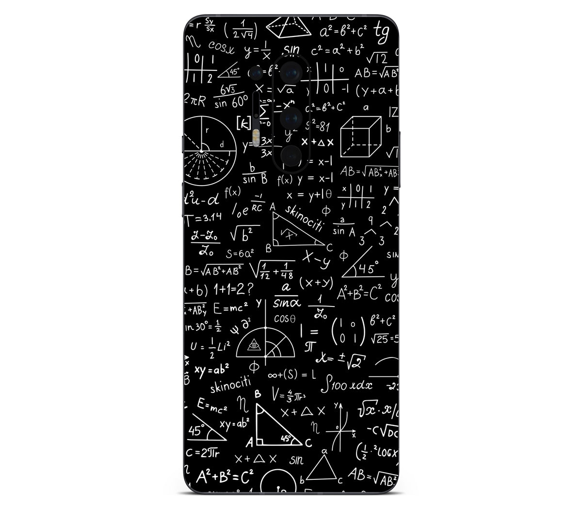 OnePlus 8 Pro skin, Math Madness, back skin