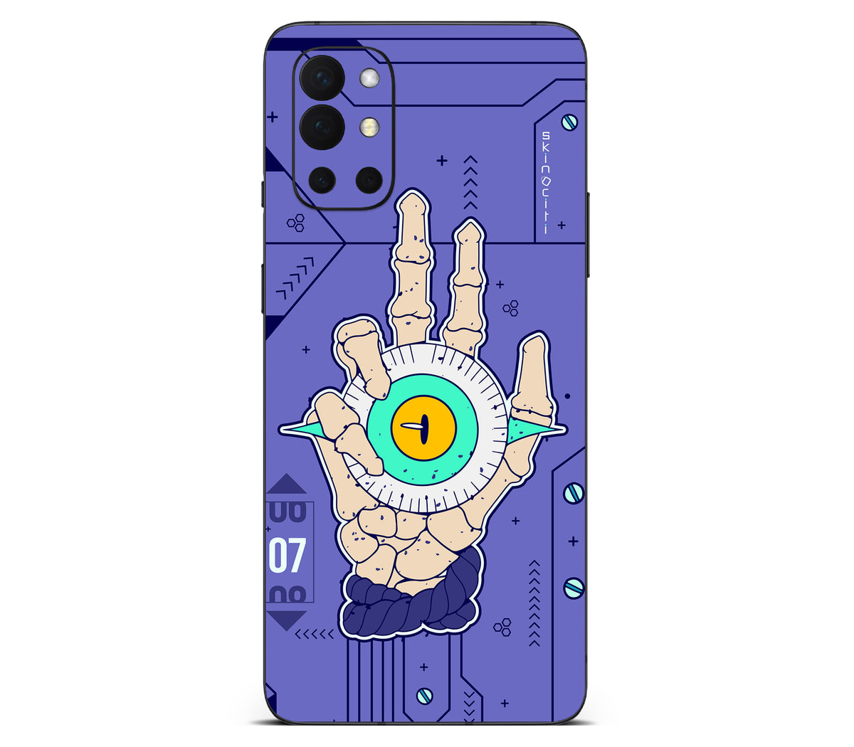 OnePlus 9R skin, Hypnotic, back skin