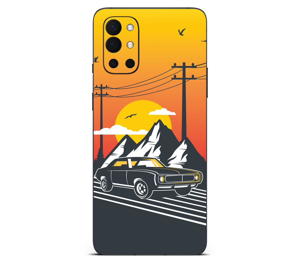 OnePlus 9R skin, Last Ride, back skin
