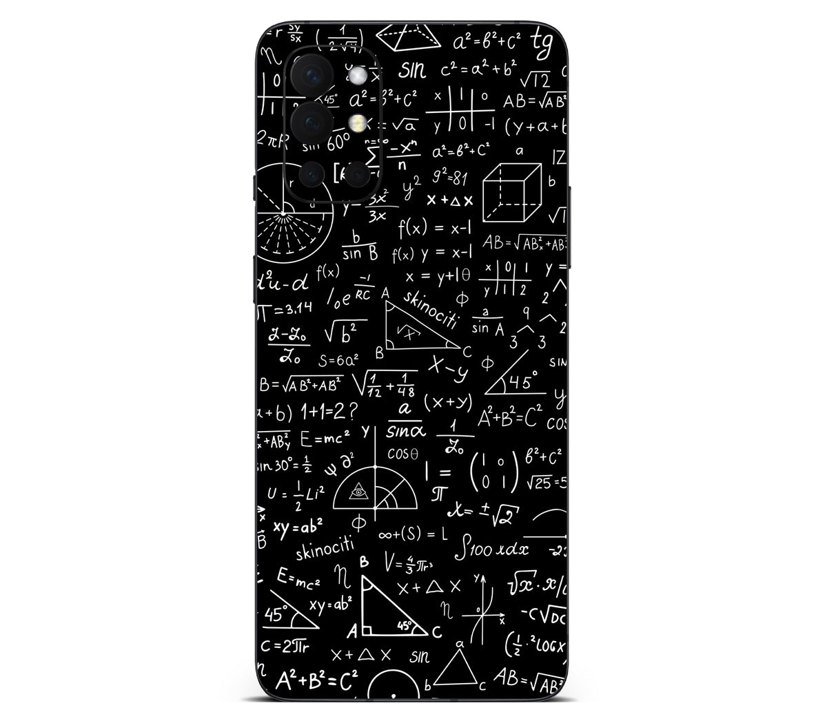 OnePlus 9R skin, Math Madness, back skin
