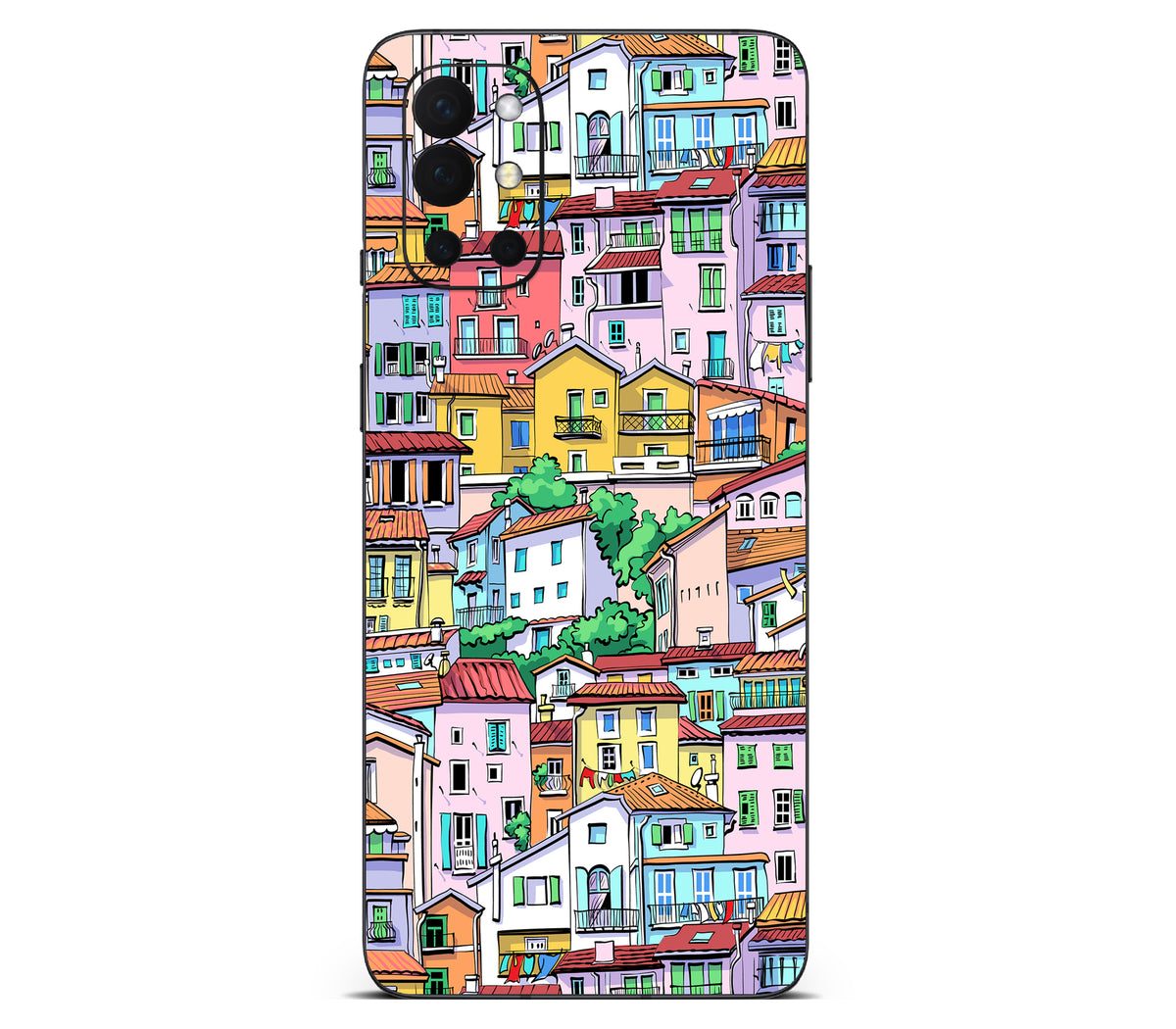 OnePlus 9R skin, Menton Mosaic, back skin