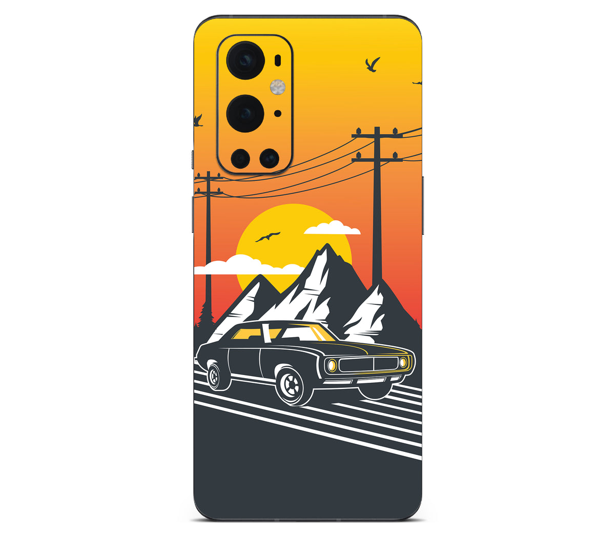 OnePlus 9 Pro skin, Last Ride, back skin