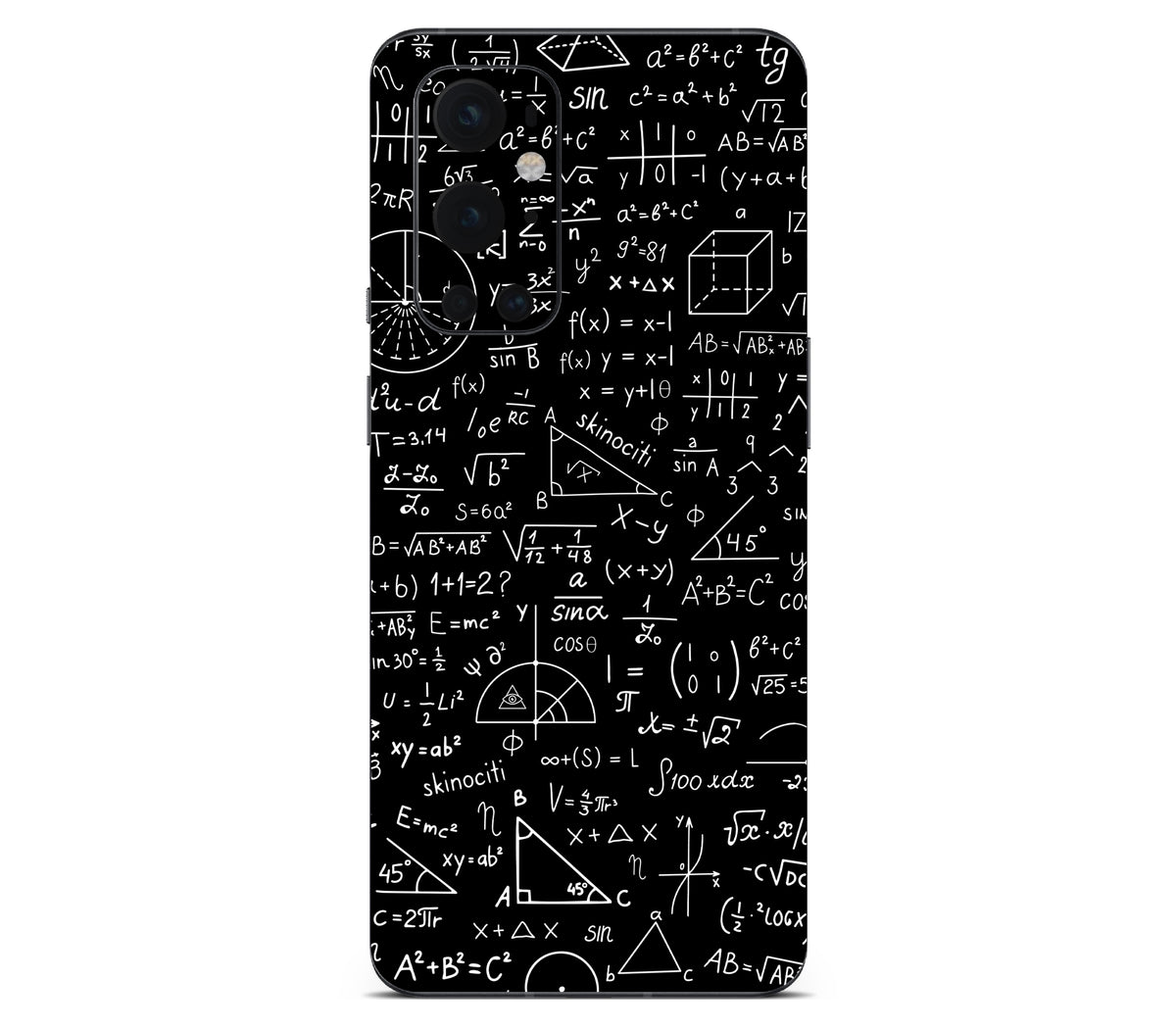 OnePlus 9 Pro skin, Math Madness, back skin
