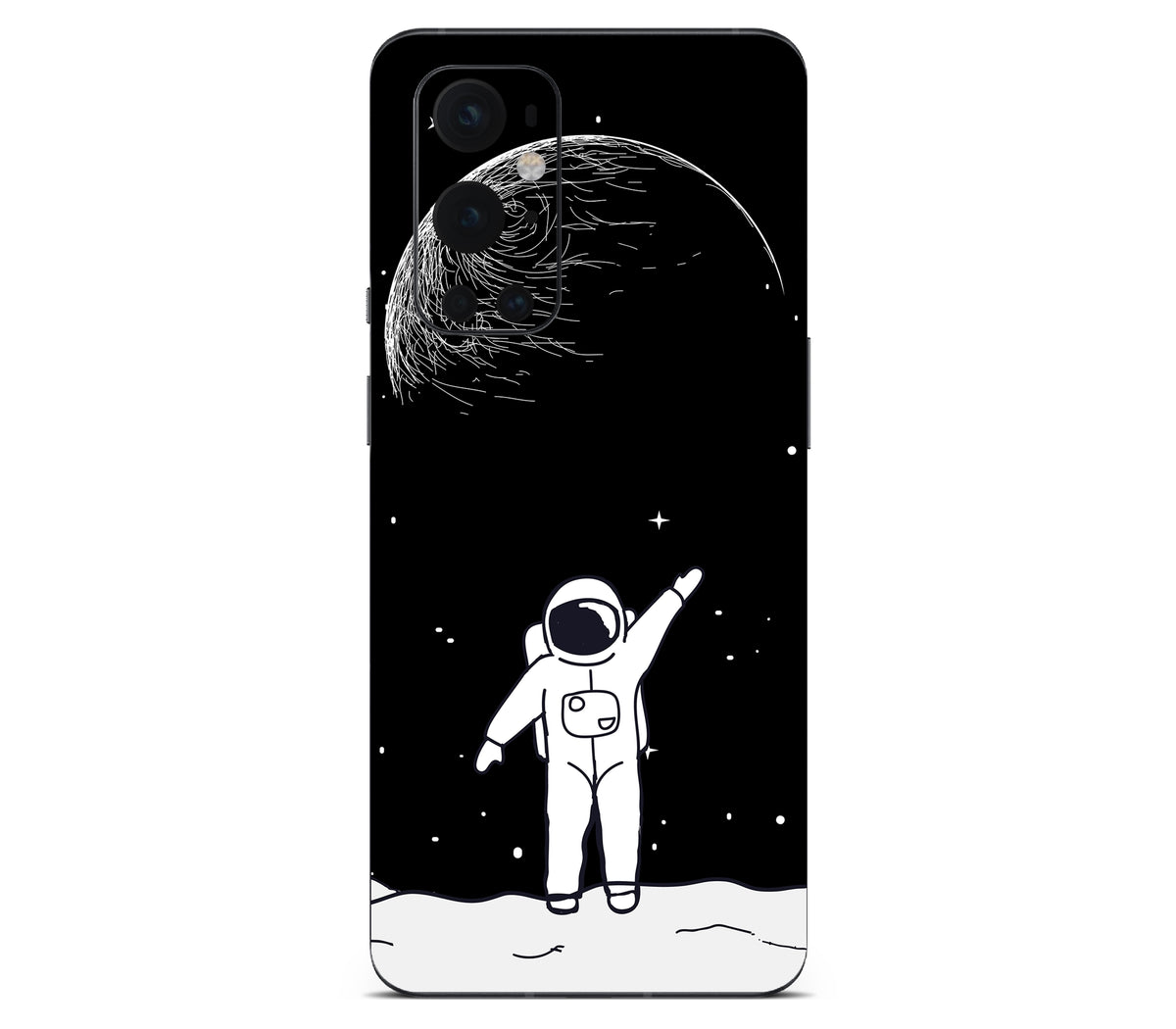 OnePlus 9 Pro skin, Moonwave, back skin