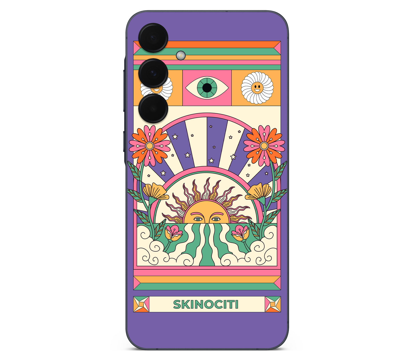 Galaxy A36 skin, Acidic Glare, back skin