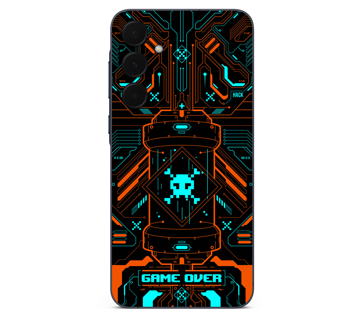 Galaxy A35 skin, Fatal Error, back skin