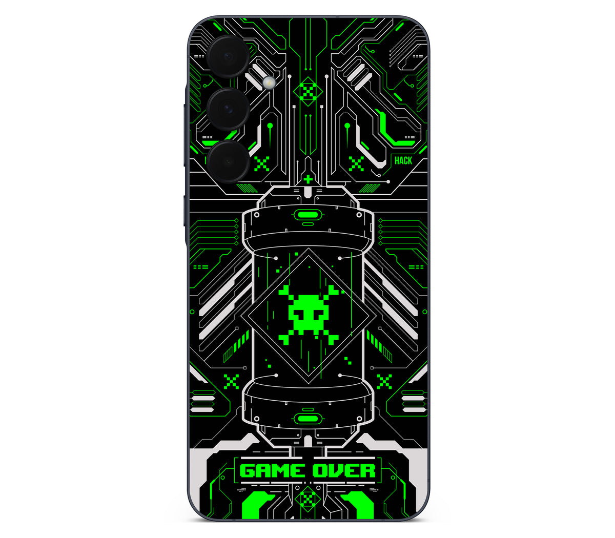 Galaxy A35 skin, Fatal Error (Acid), back skin