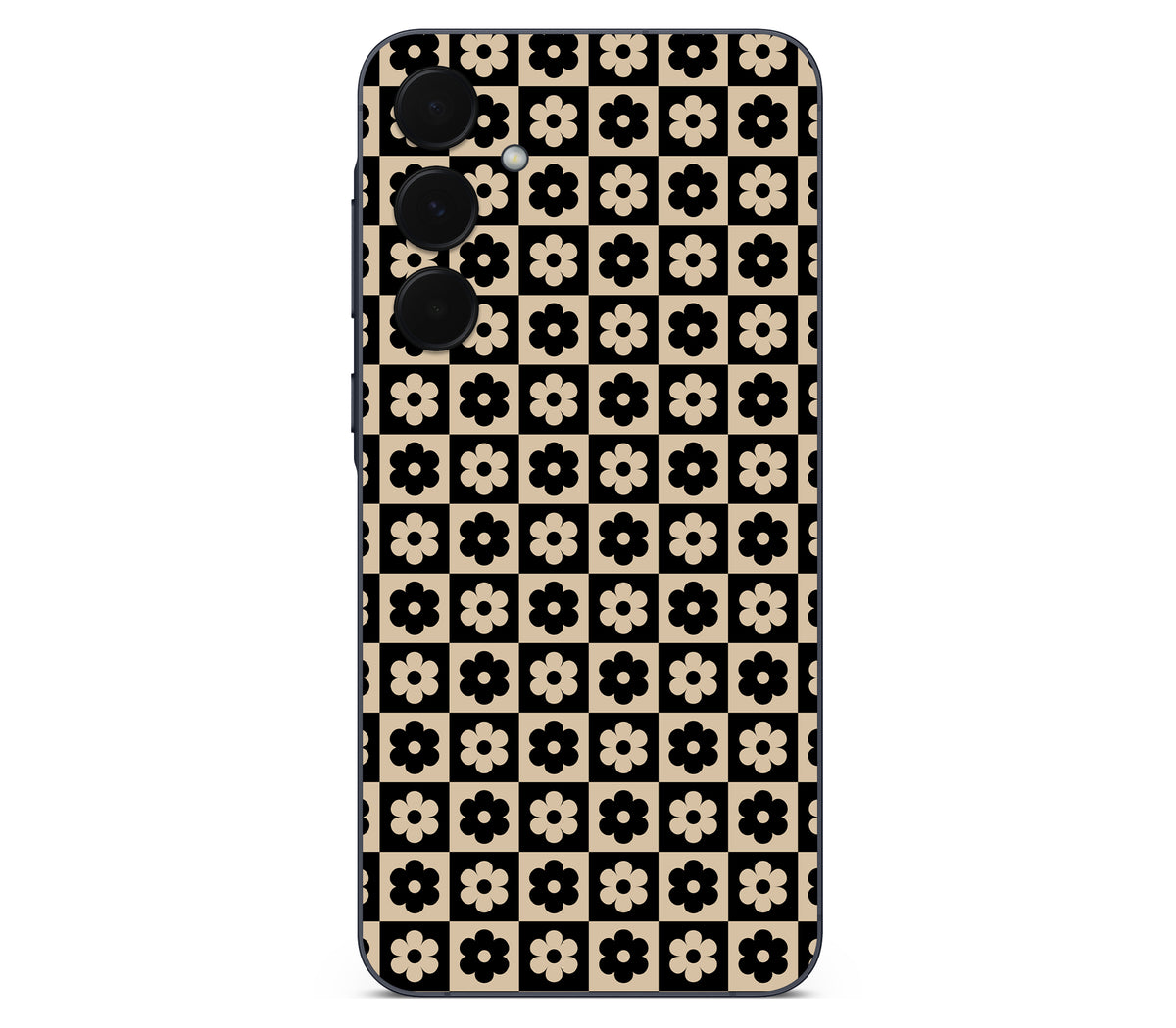 Galaxy A35 skin, Floral Grid, back skin