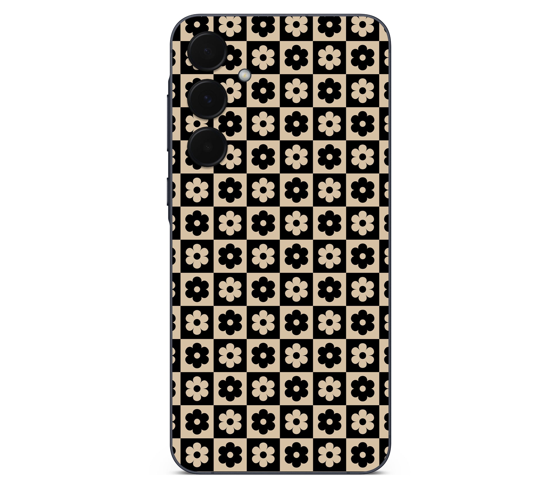 Galaxy A36 skin, Floral Grid, back skin