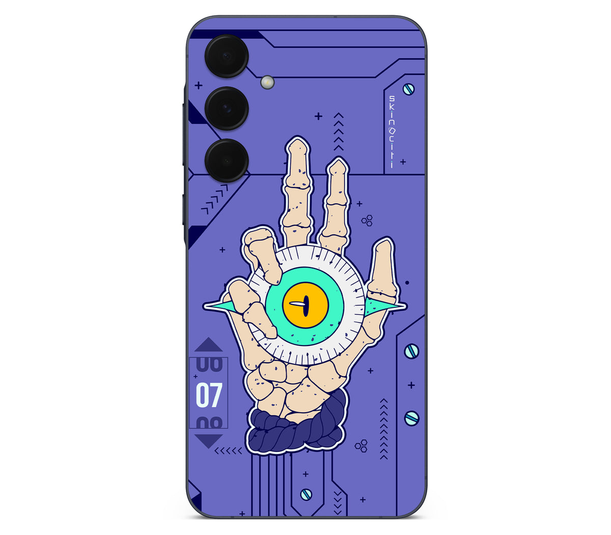 Galaxy A35 skin, Hypnotic, back skin