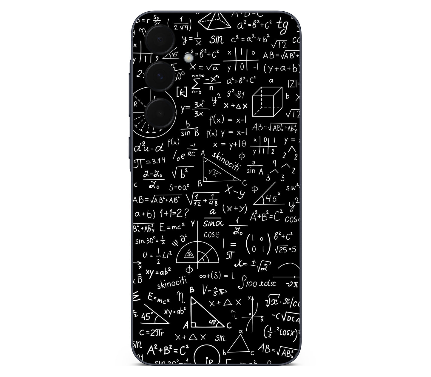 Galaxy A37 skin, Math Madness, back skin