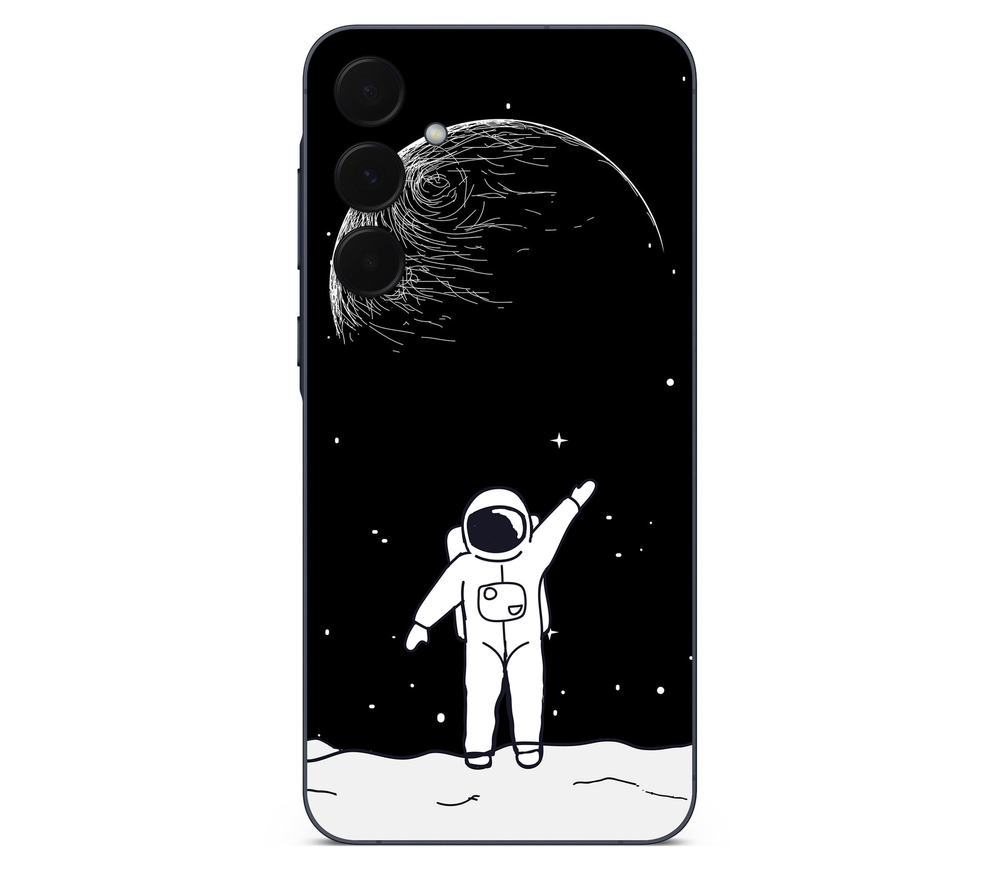 Galaxy A37 skin, Moonwave, back skin