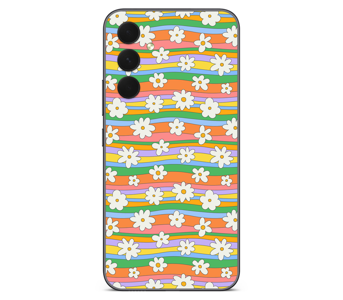 Galaxy A54 skin, Daisy Drift, back skin