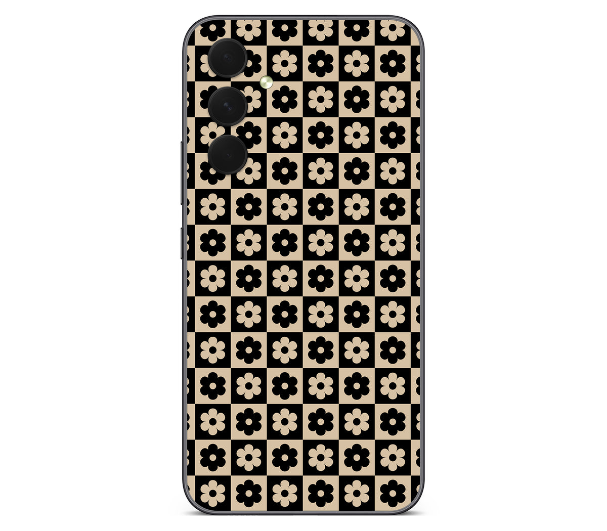 Galaxy A54 skin, Floral Grid, back skin