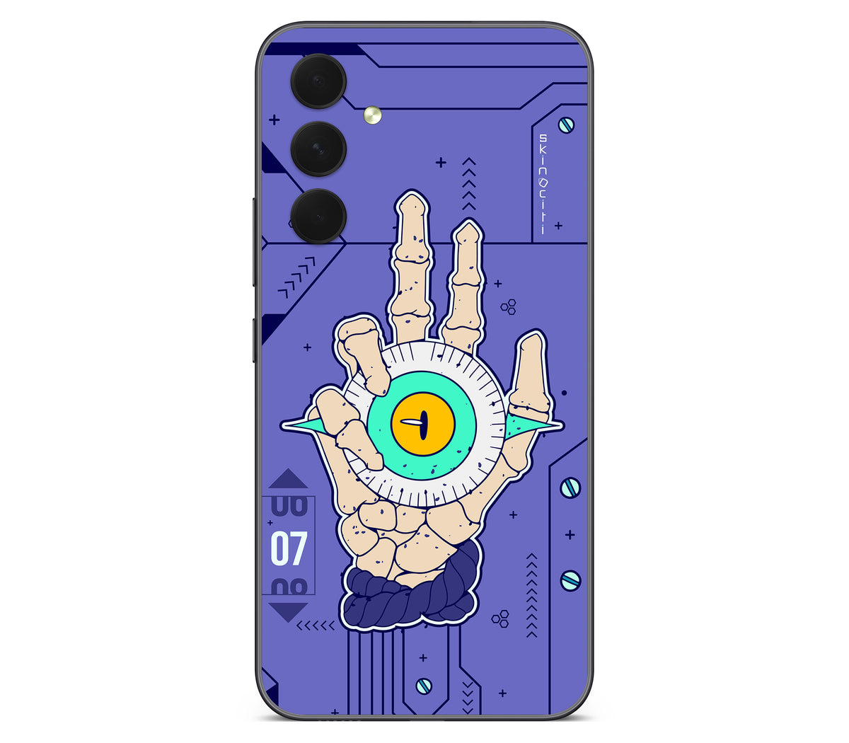 Galaxy A54 skin, Hypnotic, back skin
