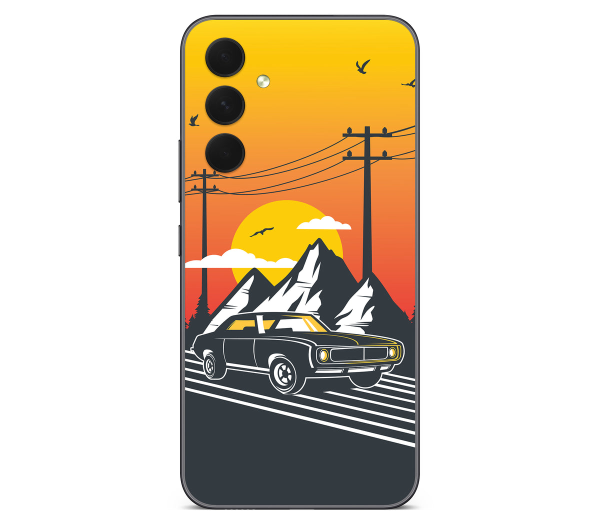 Galaxy A54 skin, Last Ride, back skin