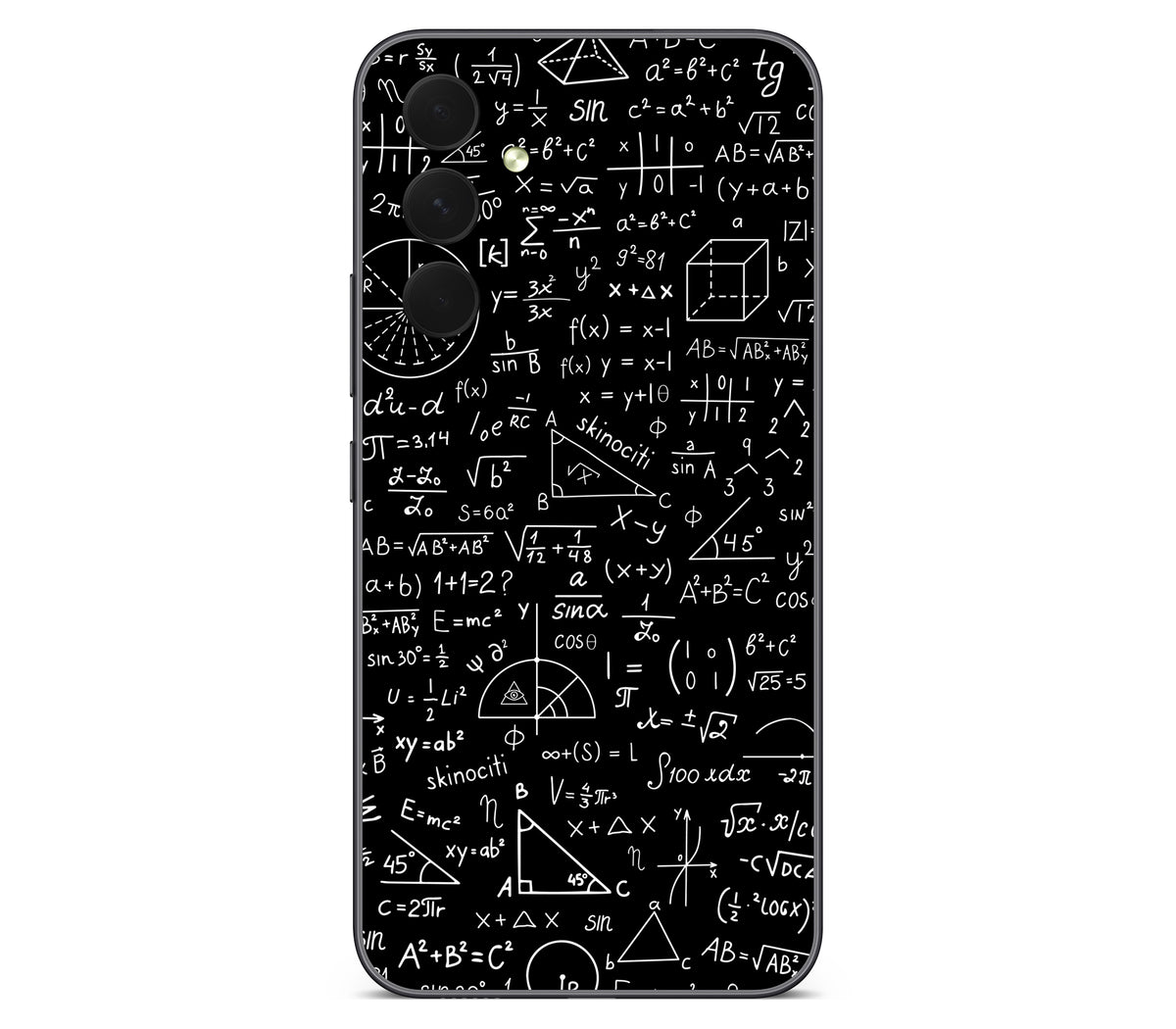 Galaxy A54 skin, Math Madness, back skin