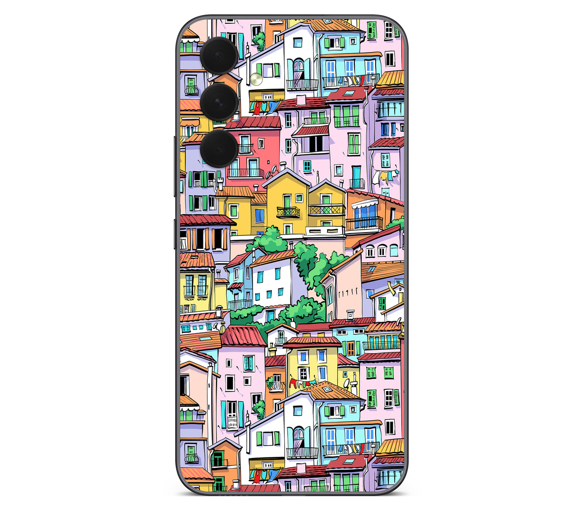 Galaxy A54 skin, Menton Mosaic, back skin