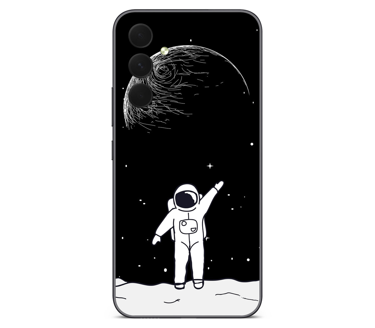Galaxy A54 skin, Moonwave, back skin