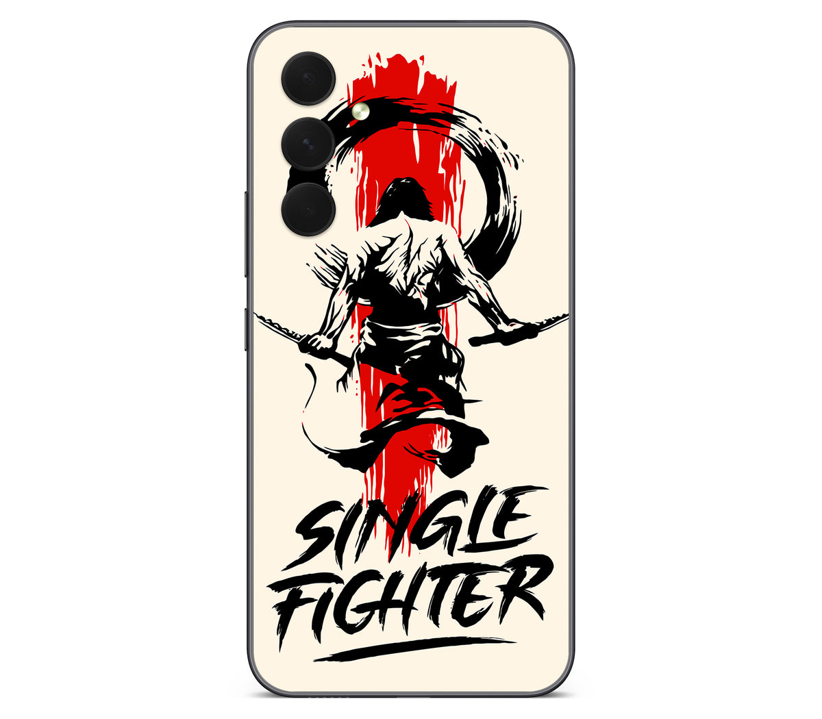 Galaxy A54 skin, Samurai, back skin