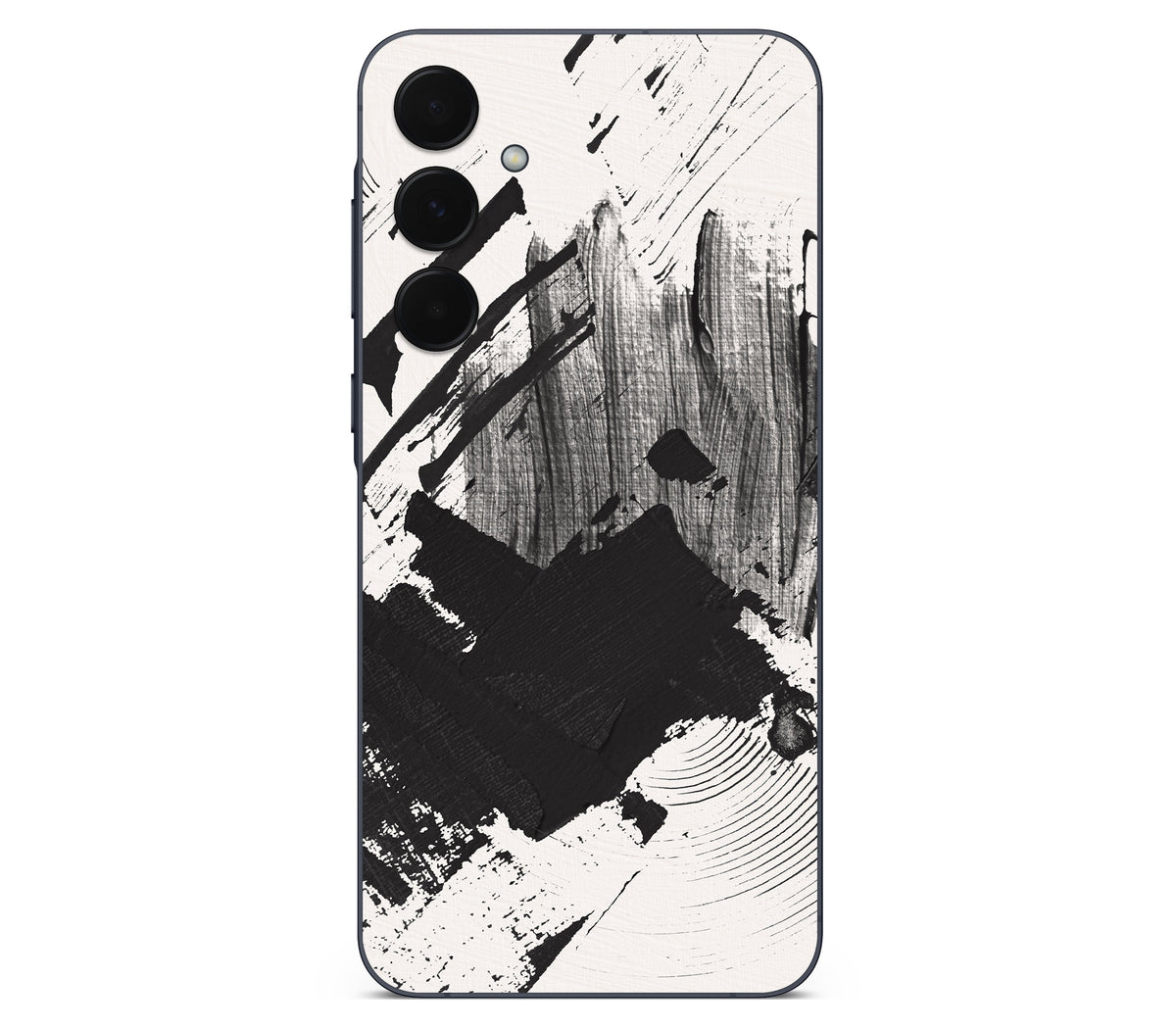 Galaxy A56 skin, Black Noir, back skin