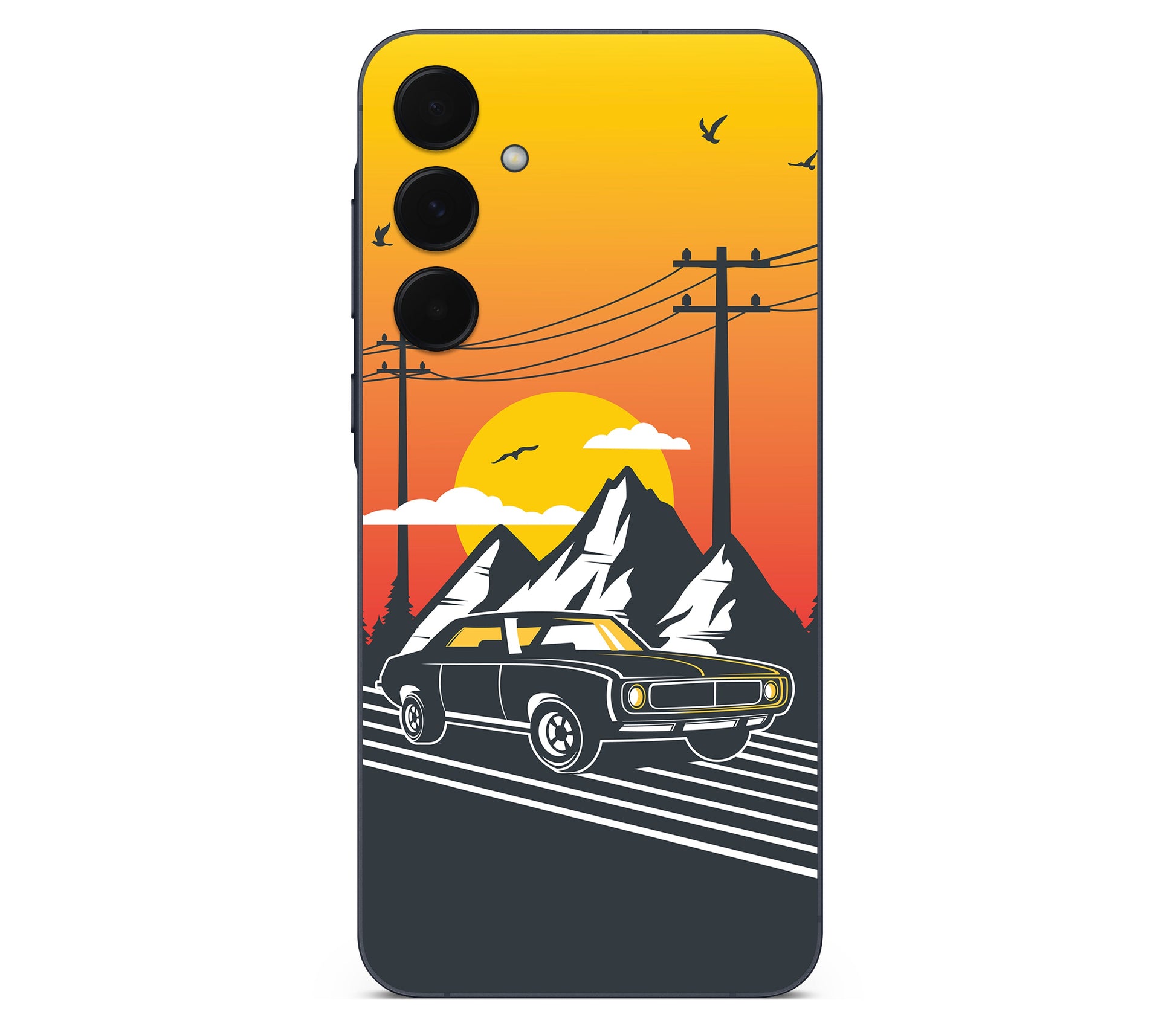 Galaxy A56 skin, Last Ride, back skin