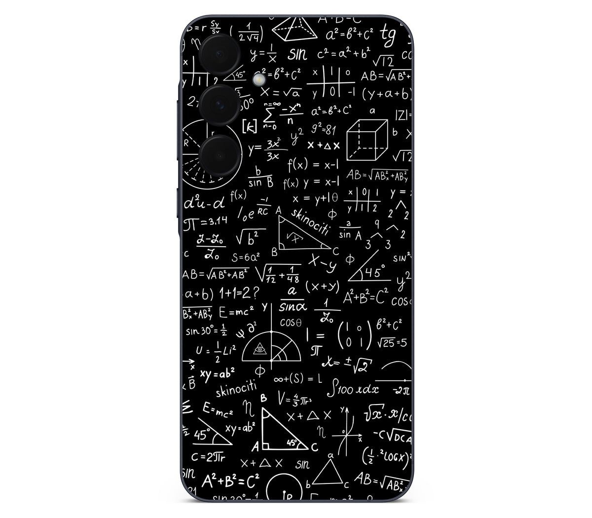 Galaxy A57 skin, Math Madness, back skin