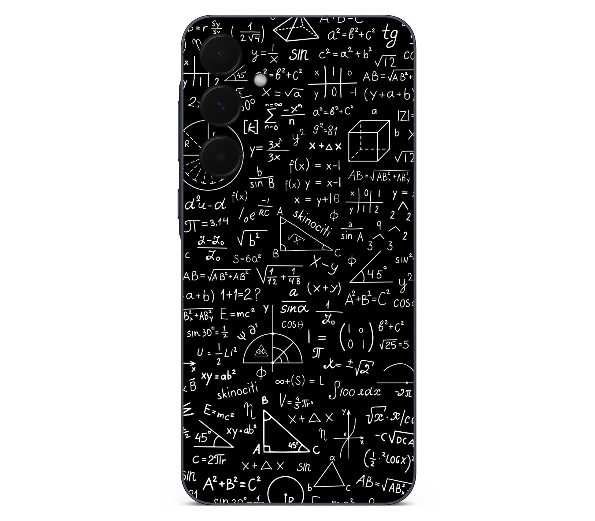 Galaxy A57 skin, Math Madness, back skin