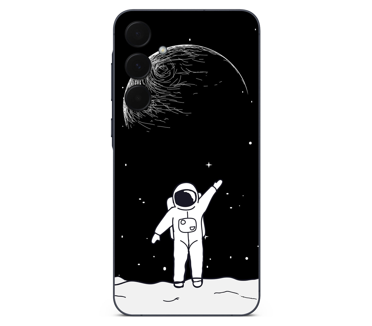 Galaxy A57 skin, Moonwave, back skin
